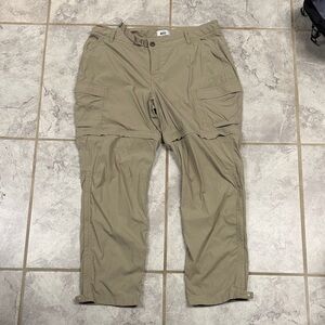 Men's REI Tan relaxed fit Convertible Cargo Pants